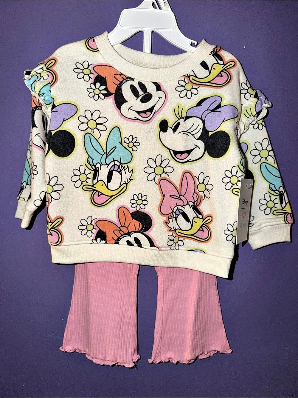 Baby Bean, Jumping Beans Disney Minnie Mouse and Daisy Duck Matching Set NWT